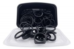 125-Piece PerfectPlay™ Black Silicone Rubber Ring Set